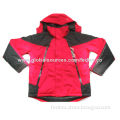 Men's Windbreaker, Made of Polyester Microfiber with Breathable PU Coating